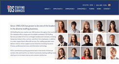 Desktop Screenshot of iosstaffing.com
