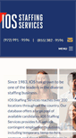 Mobile Screenshot of iosstaffing.com
